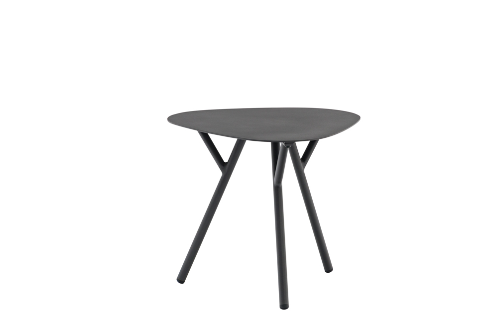 Side table Galt Ø 50 anthracite aluminium