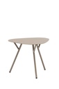 Mesa auxiliar Galt  Ø 60 aluminio taupe