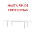 Noosa 220/340 extendable table, white