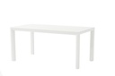 Table fixe Byron 160 cm en aluminium blanc