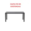 Table fixe Byron 160 cm en aluminium anthacite