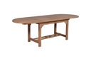 Mesa oval extensible Naga 90x150/240 cm