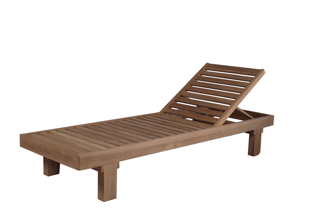 Roxas sun lounger with wheels