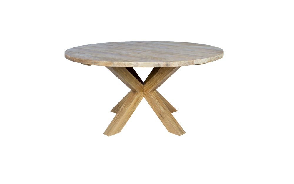 Bhamo round table Ø 160 cm recycled teak