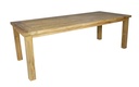 Table à manger Tamu 240 x 100 x 78 cm en teck recyclé