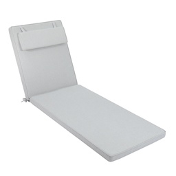 [100802005] Roxas lounger cushion 59x196x5 cm light grey colour