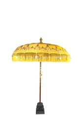 [100602018] Balinese parasol Nirvana yellow colour.