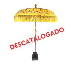 [100602018] Sombrilla Balinesa Nirvana color amarillo.