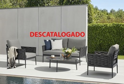 [120102030] SET SOFAS WALGA ANTRACITA 4 PCS (PROMO)