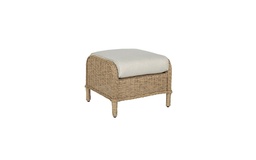 [100202001] Oregon aluminum and synthetic rattan footrest