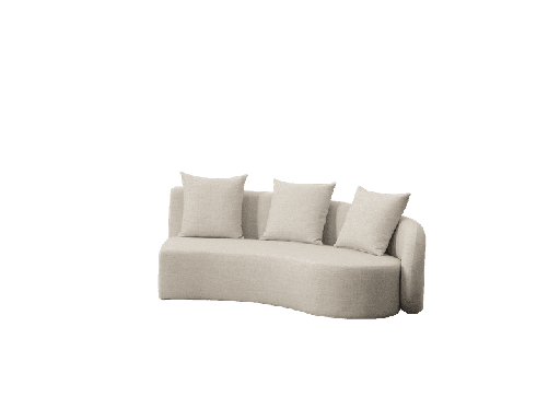 [100202065] Sofá Corinto de 3 lugares, braço direito, bege (VF)