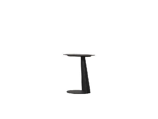 [100303051] Table d'appoint ronde Corinto en aluminium anthracite