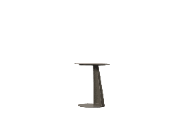 [100303052] MESITA LATERAL REDONDA CORINTO  ALUMINIO ANTRACITA (copia)