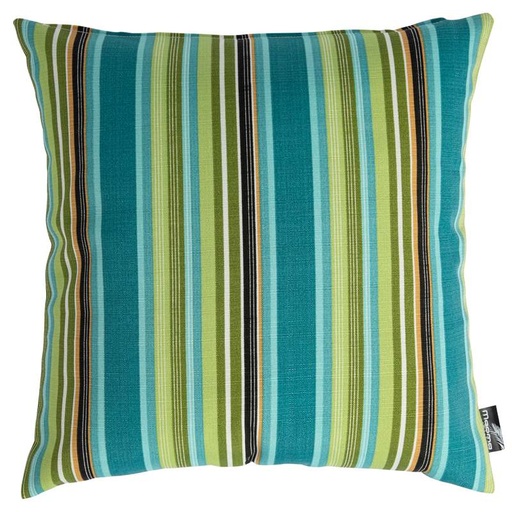 [100803040] Almofada decorativa com riscas multicoloridas, 45x45x12 cm.