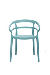 [100101007] Silla con brazos Surf aguamarina