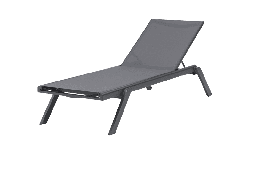 [100501031] Alameda sun lounger aluminium anthracite and textilene anthracite