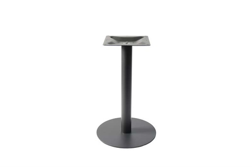 [102010029] Round table leg, Ø 45x72 cm, black color.