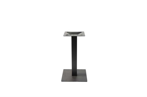[102010031] Base de mesa cuadrada, 40x40x72 cm color negro.