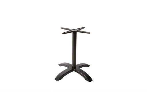 [102010036] Aluminium table base, Ø 66x72 cm black colour.