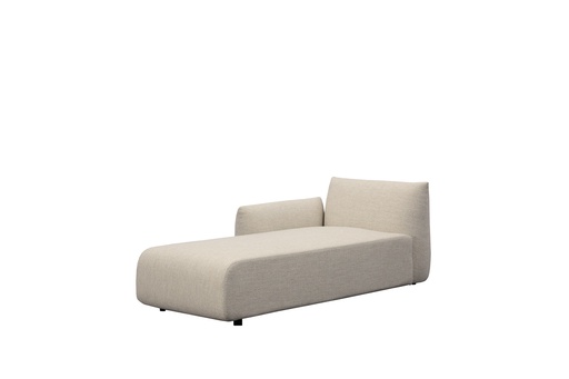 [100202094] Riverside lounge module left arm (VF) beige