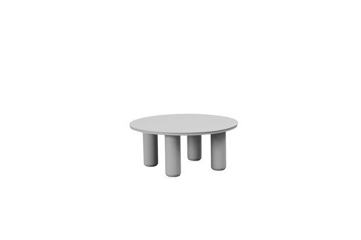 [100302076] Mesa auxiliar Riverside Ø 86x37 cm blanco