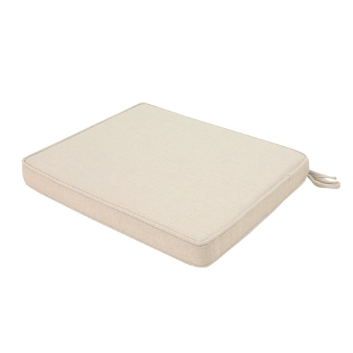 [100801009] Beige seat cushion, 36 x 36 x 5 cm