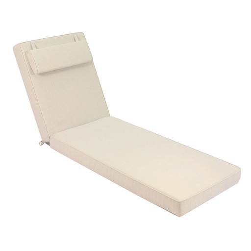 [100802012] Beach chair cushion  Roxas 59x199x10 cm colour  beige