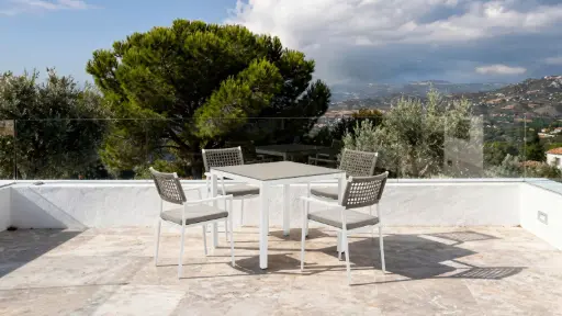 [120101007] (PROMO)SET COMEDOR ASPE 5PCS (100301016 X4 + 100102022 X1)