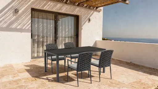 [120101013] (PROMO)SET COMEDOR CATRAL 5PCS (100101021 X4 + 100301022 X1)