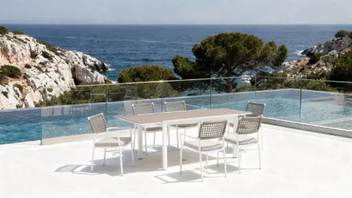 [120101019] (PROMO)SET COMEDOR JAVEA 7PCS (100102022 X6 + 100301028 X1)
