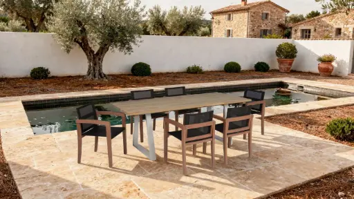 [120101006] (PROMO)SET COMEDOR ARLINGTON 7PCS (100102030 X6 + 100301085 X1)