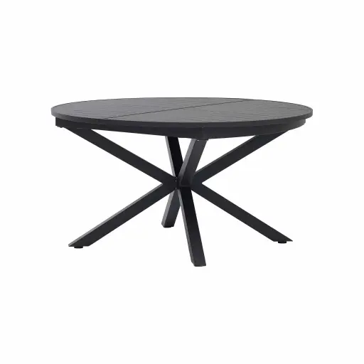[100301109] Mesa redonda extensible Hanoi Ø140/200cm aluminio antracita