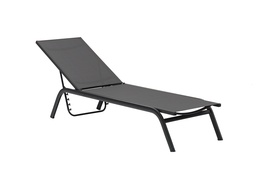 [100501011] Galt aluminium and textilene sun lounger anthracite