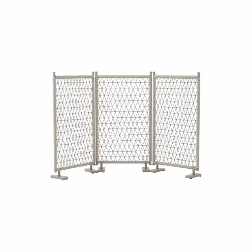 [100705003] Separador Nanbu 140x80 alum. taupe y cuerda taupe.
