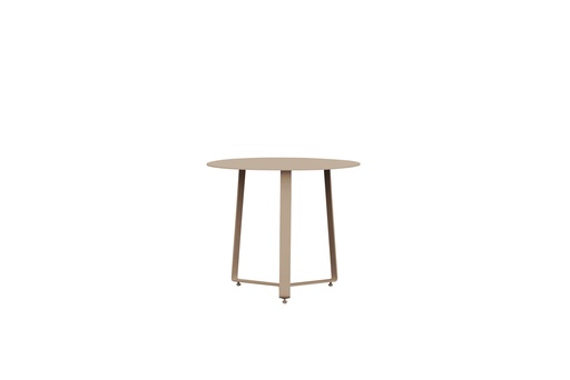 [100303023] Table d'appoint Bangor Ø 60 cm aluminium taupe