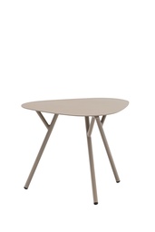 [100303032] Mesa auxiliar Galt  Ø 60 aluminio taupe