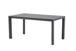 [100301042] Table fixe Byron 160 cm en aluminium anthacite