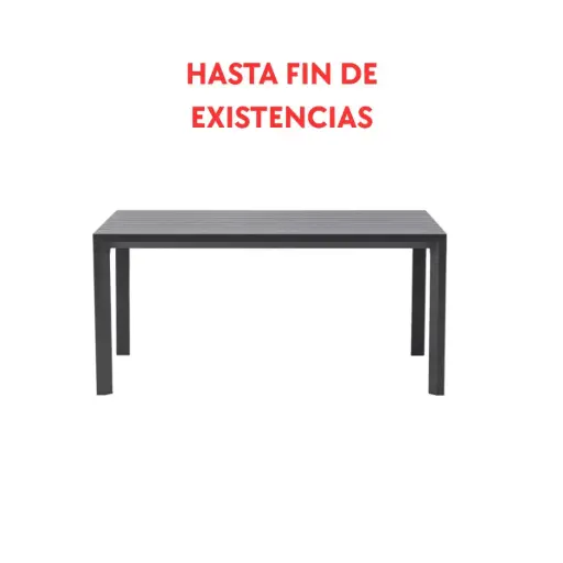 [100301042] Mesa fija Byron 160 cm aluminio antracita