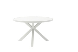 [100301045] Yowah round table white aluminium Ø 120 cm