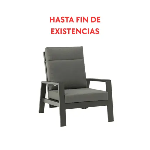 [100202046] Albury 1-seater sofa, anthracite aluminum