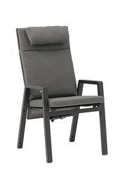 [100102026] Dining armchair Albury anthracite aluminium