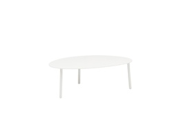 [100302022] Mesa de centro  Walga aluminio blanco