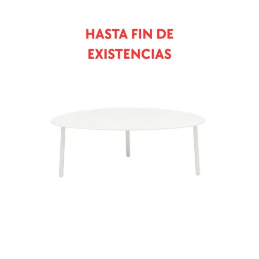 [100302022] Mesa de centro Walga, alumínio branco