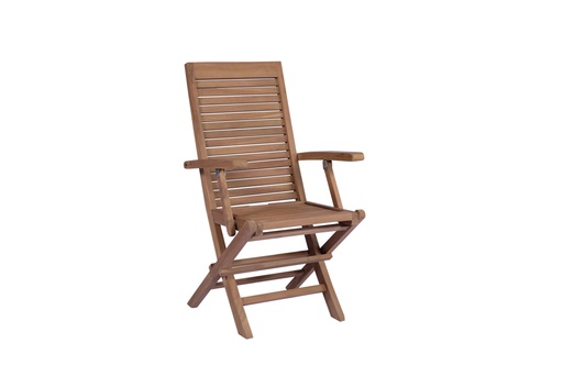 [100101029] Chaise pliante Mati avec accoudoirs