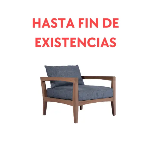 [100202058] Roxas 1-seater sofa with dark grey cushions