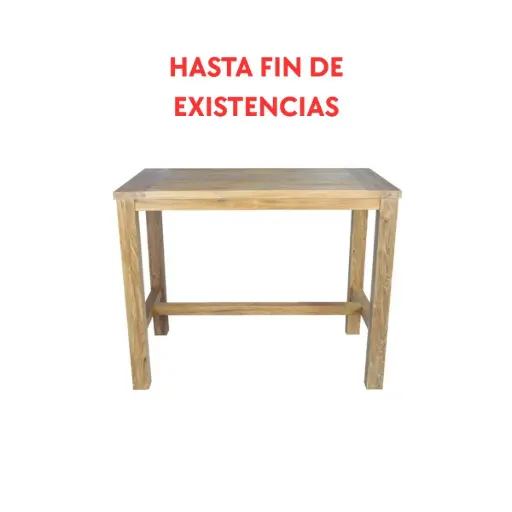 [100304001] Tamu high bar table 140x80x110 cm recycled teak